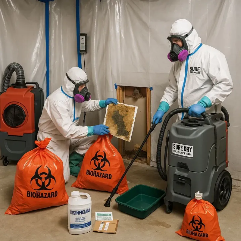 Contaminated Water Handling Protocols process in Huntingtown Town Center, MD